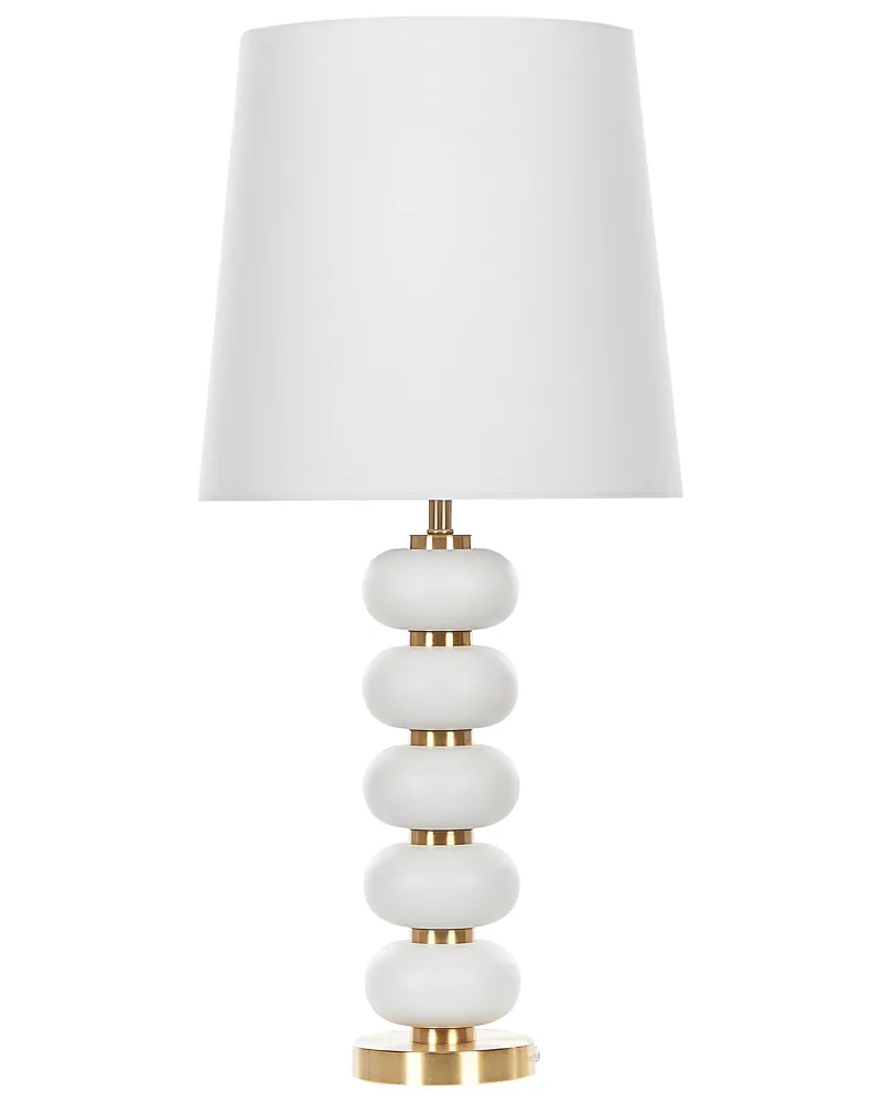 Metal Table Lamp Marfim and Gold FRIO | Entrega Rápida e Segura