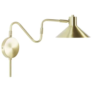 Metal Wall Lamp Gold BALIEM