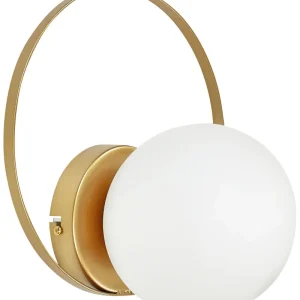 Metal Wall Lamp Gold SNOWY