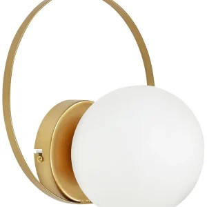 Metal Wall Lamp Gold SNOWY