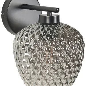 Metal Wall Lamp Grey SHERRY