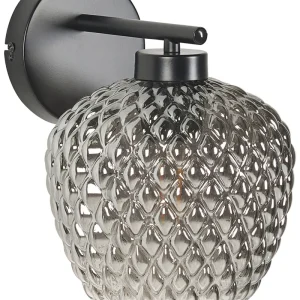 Metal Wall Lamp Grey SHERRY
