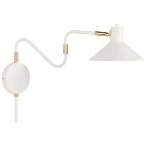 Metal Wall Lamp White BALIEM