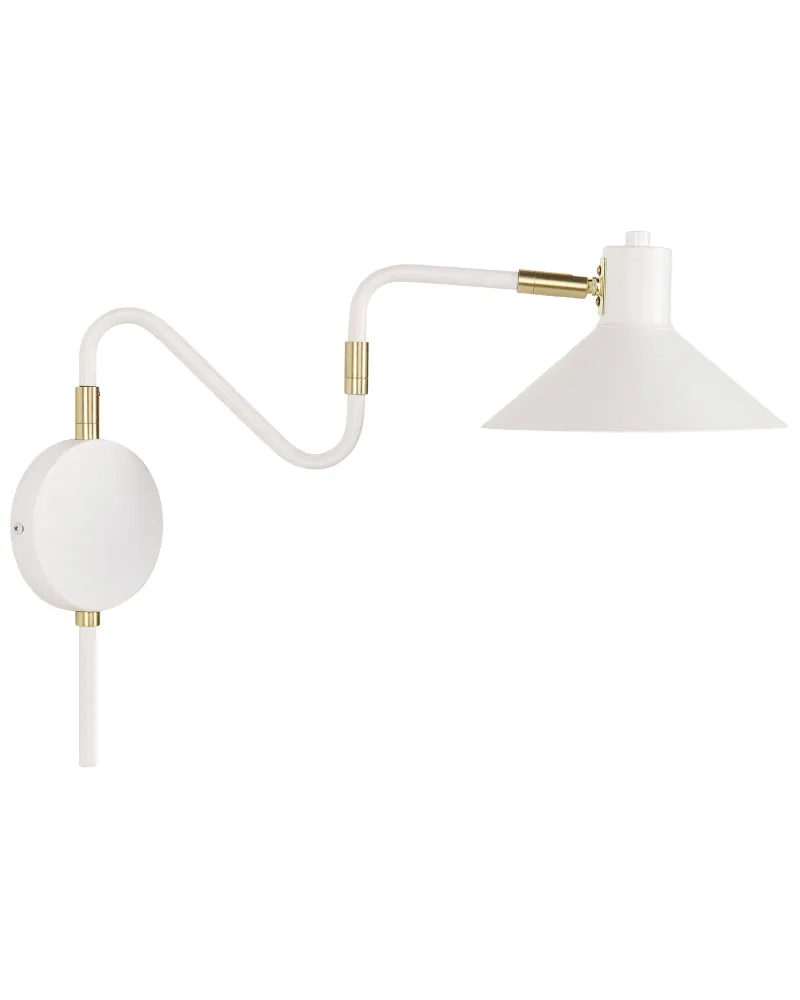 Metal Wall Lamp White BALIEM