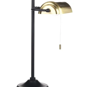 Metálico Banker's Lamp Gold and Black MARAVAL