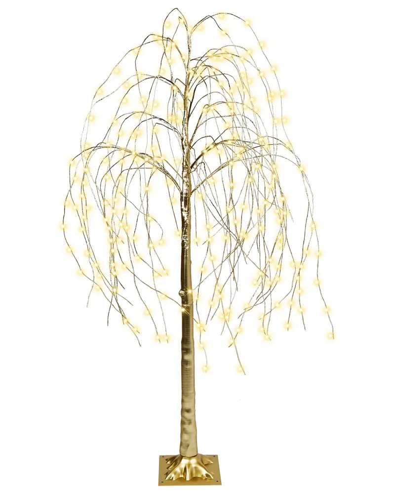Outdoor LED Decoration Tree 180 cm Ouro BALIONI