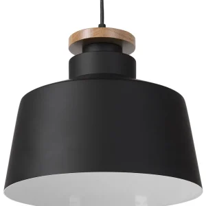 Profissional de Alta Performance Candeeiro de teto em alumínio preto e branco ø 28 cm DANUBE