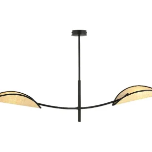 Profissional de Alta Performance Candeeiro de Teto Lotus, Castanho, 103x60x11 cm, EPIKASA