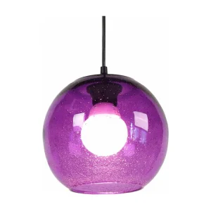 Profissional de Alta Performance Suspensão TOSEL BOULLEGOSA vidro tigela roxo D20 x H77 cm