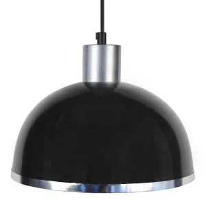 Profissional de Alta Performance Suspensão TOSEL DEMI BOULE C metálico cúpula rosa D29,5 x H68 cm