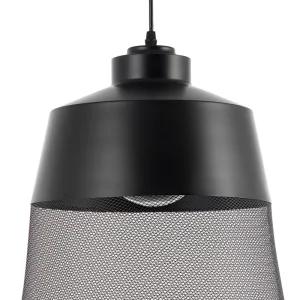 Sensor de Movimento Candeeiro de teto preto MUGA