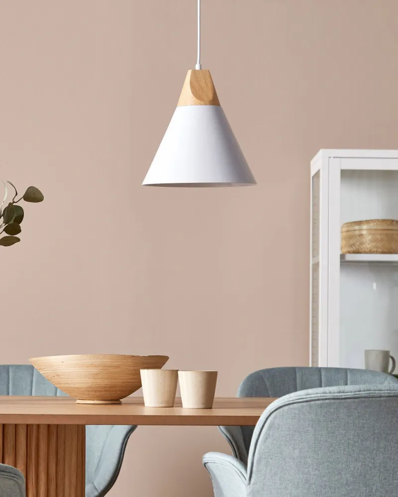Sensor de Movimento Pendant Lamp Marfim ALBANO