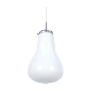 Sensor de Movimento Suspensão TOSEL AMPOULES vidro abaulado opala D28 x H88 cm