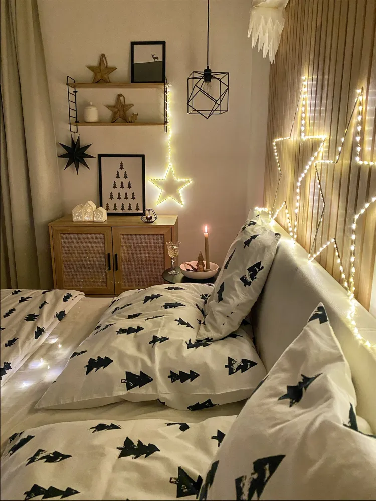 Set 3 LED Hanging Decor Pieces Star Brilhante KUNNARI