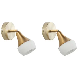 Set 2 Spotlight Lamps Luzente ANTLER I