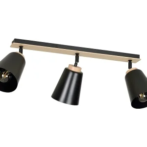 Soquete Adaptador Candeeiro de Teto Atlas, Preto, 90x30x15 cm, EPIKASA