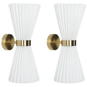 Soquete Adaptador Set 2 Wall Lamps Alvo TELANG