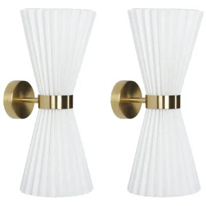 Soquete Adaptador Set 2 Wall Lamps Alvo TELANG