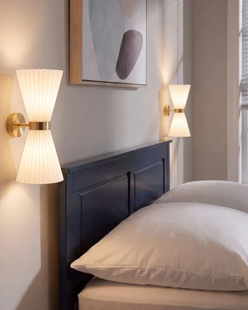 Soquete Adaptador Set 2 Wall Lamps Alvo TELANG