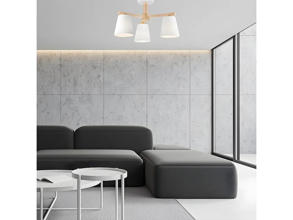 Suporte para Pendente Candeeiro de Teto Ellie, Branco, 45x45x32 cm, EPIKASA