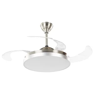 Suporte para Pendente Ceiling Fan Light Prata IBAR