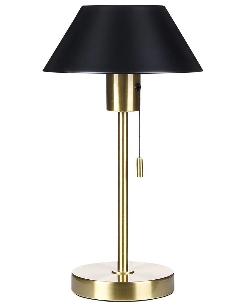 Suporte para Pendente Metal Table Lamp Black and Âmbar CAPARO