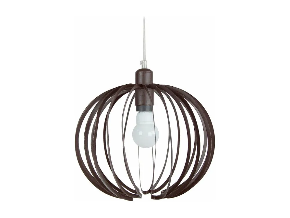 Suspensão TOSEL AFONSO metálico globo castanho D25 x H85 cm | 12V | 100W