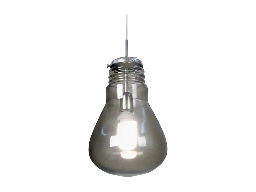 Suspensão TOSEL AMPOULES vidro abaulado fumado D28 x H88 cm para Iluminação Externa