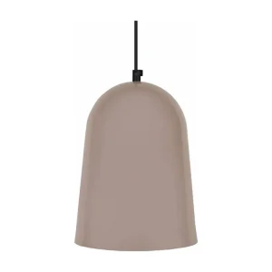 Suspensão TOSEL BALLE metálico cúpula taupe D19 x H85 cm com Conector IP65