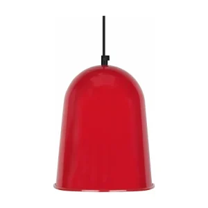 Suspensão TOSEL BALLE ROULÉ metálico cúpula vermelho D21 x H84 cm