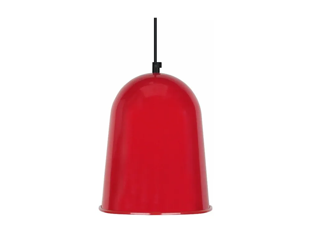 Suspensão TOSEL BALLE ROULÉ metálico cúpula vermelho D21 x H84 cm