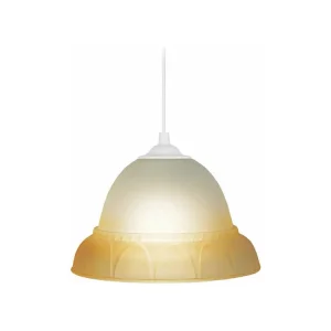 Suspensão TOSEL DALILA metálico cônico Dourado D33 x H80 cm