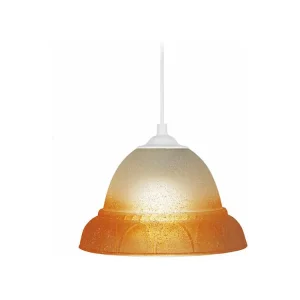 Suspensão TOSEL DALILA metálico cônico taupe D33 x H80 cm