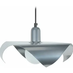 Suspensão TOSEL MOUCHOIR metálico tigela branco D35 x H80 cm