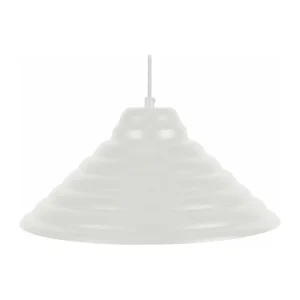 Suspensão TOSEL ONDULÉ metálico oval antracite D33 x H80 cm
