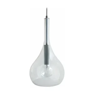Suspensão TOSEL TREVISO metálico geométrico castanho D26 x H88 cm