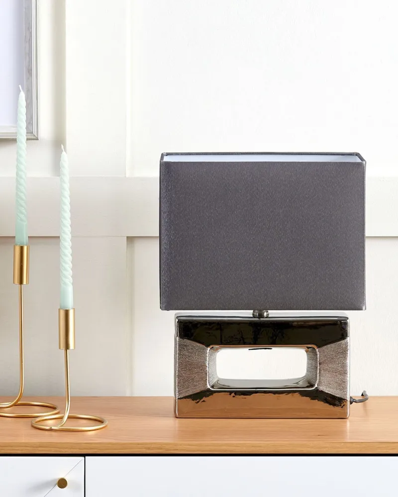 Table Lamp Prateado ONYX