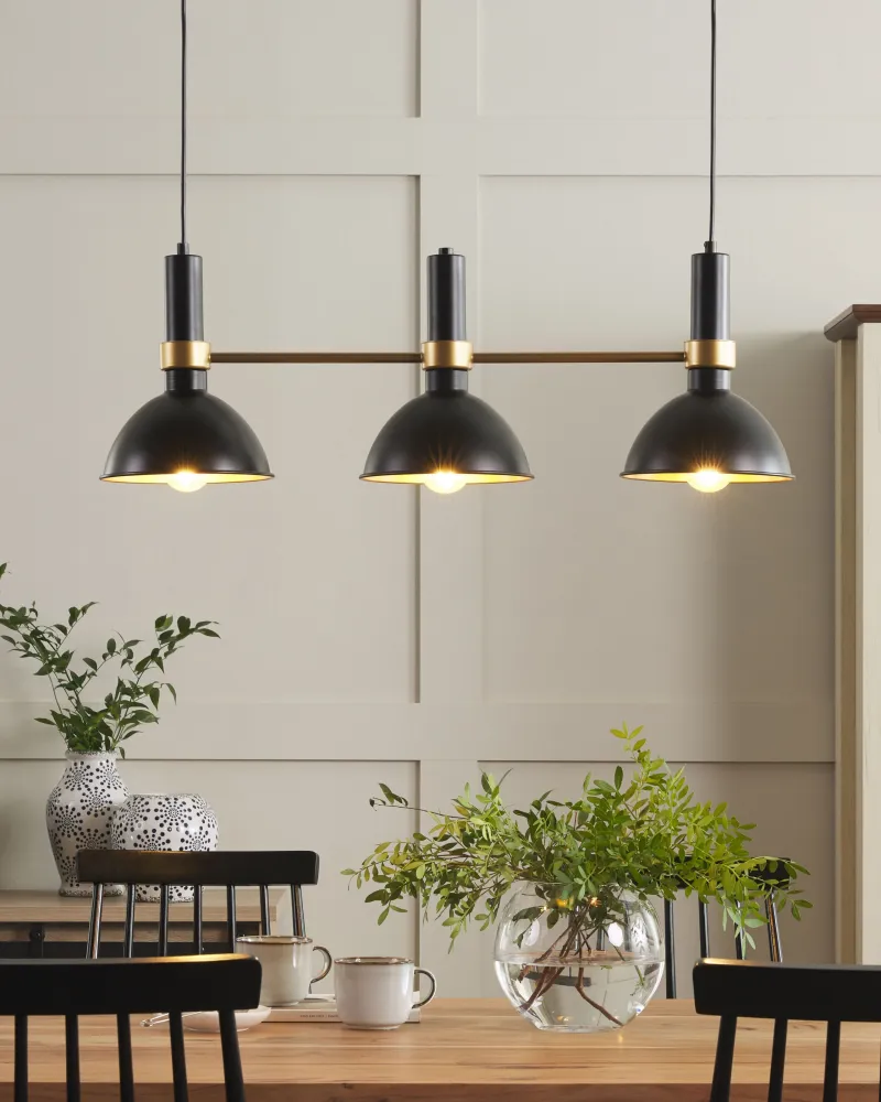 Transformador para Spot 3 Light Pendant Lamp Black and Âmbar BELES