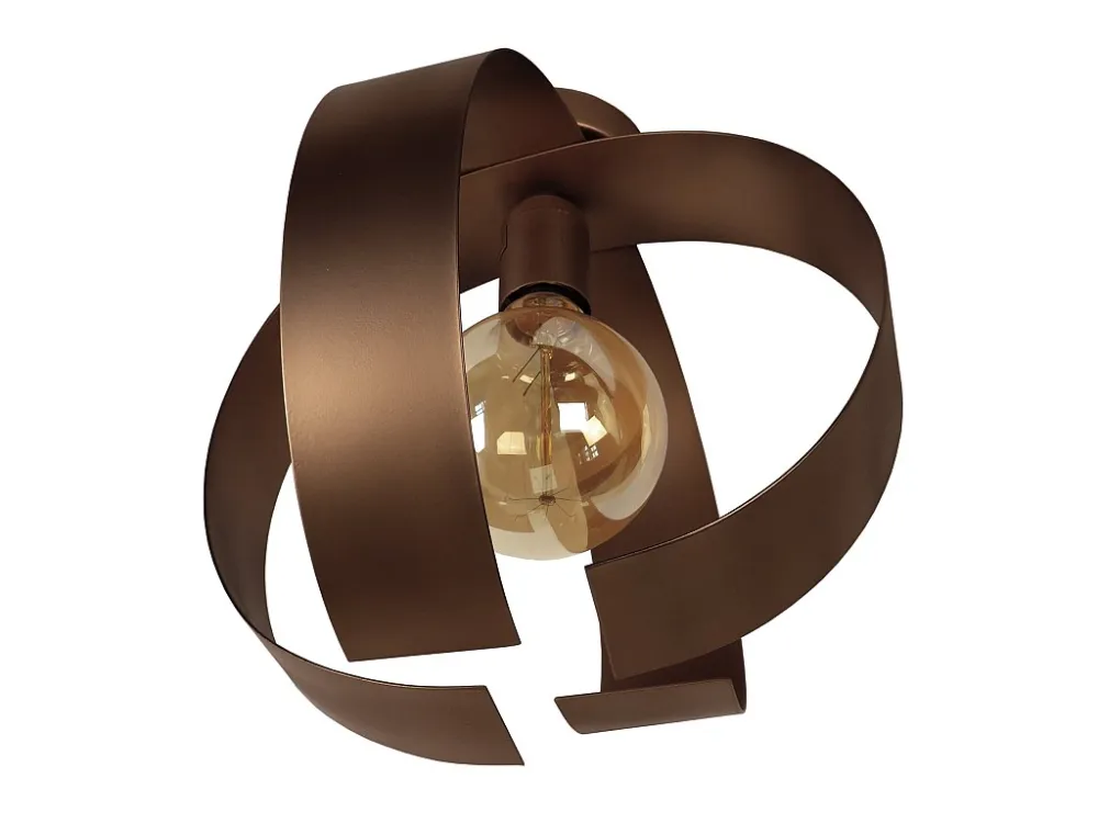 Transformador para Spot Plafonier TOSEL TOUVOIS metal abstrato bronzeado D26 x H27 cm
