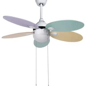 Ventoinha de teto colorido com iluminação WEBER