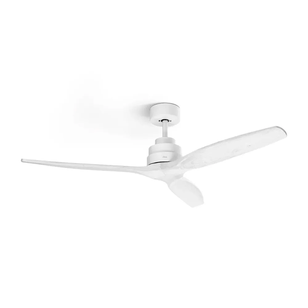Ventoinha de Teto UFESA Tibet Branco | 132cm, 6 velocidades, DC 40W com Conector IP65