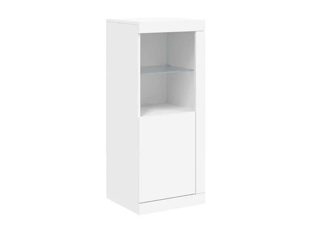 Aparador com luzes LED 41x37x100 cm branco | 12V | 100W