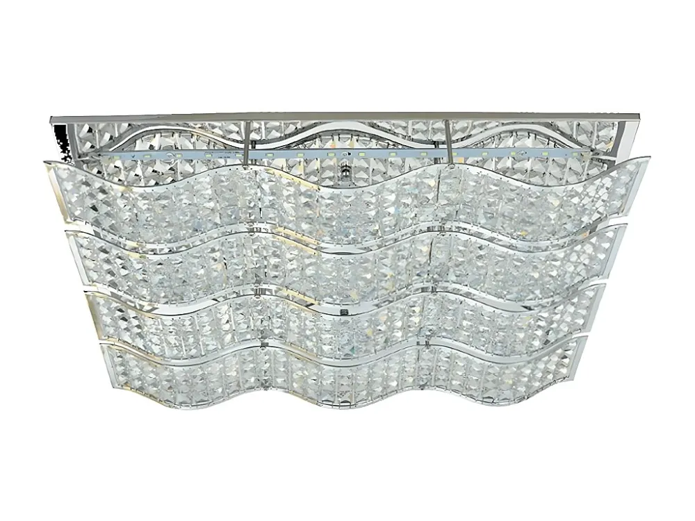 Lâmpada de Tecto Spindle, Crómio, 61x45x10 cm, EPIKASA para Iluminação Externa
