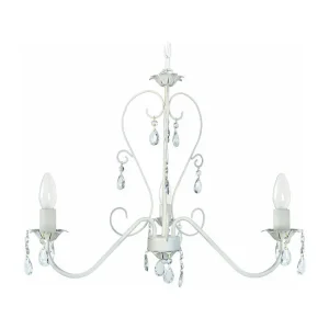 Lustre TOSEL PAMPILLES vidro braço óbvio D55 x H90 cm