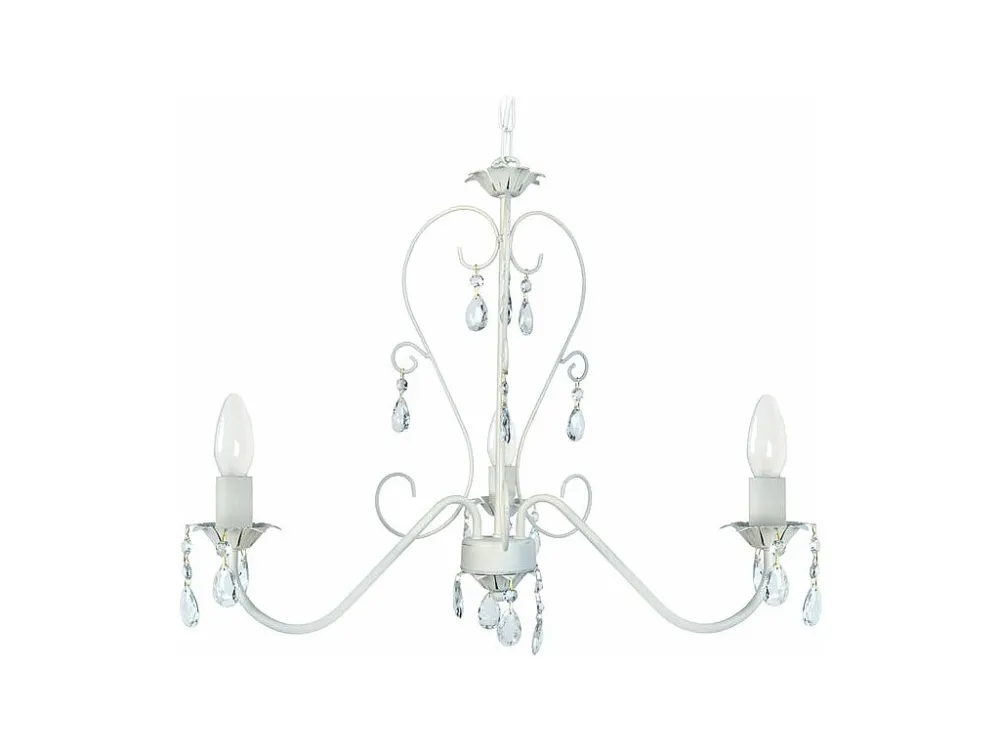 Lustre TOSEL PAMPILLES vidro braço óbvio D55 x H90 cm