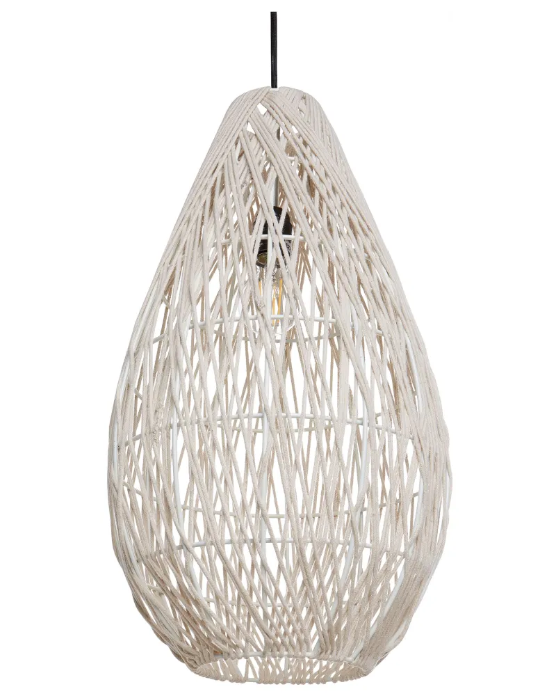 Rope Pendant Lamp Cor creme ANNOTTO