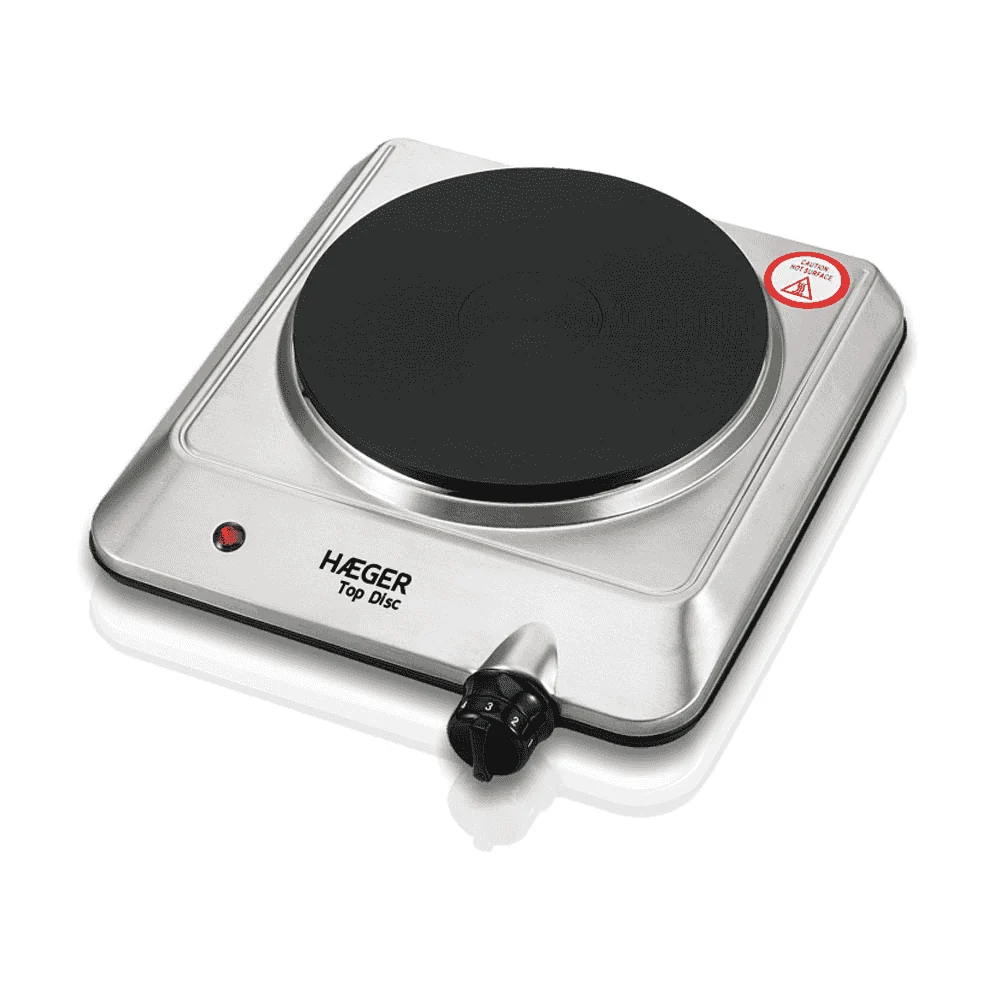 Luminária de Emergência Placa elétrica HAEGER TOP DISC - Inox 1500W