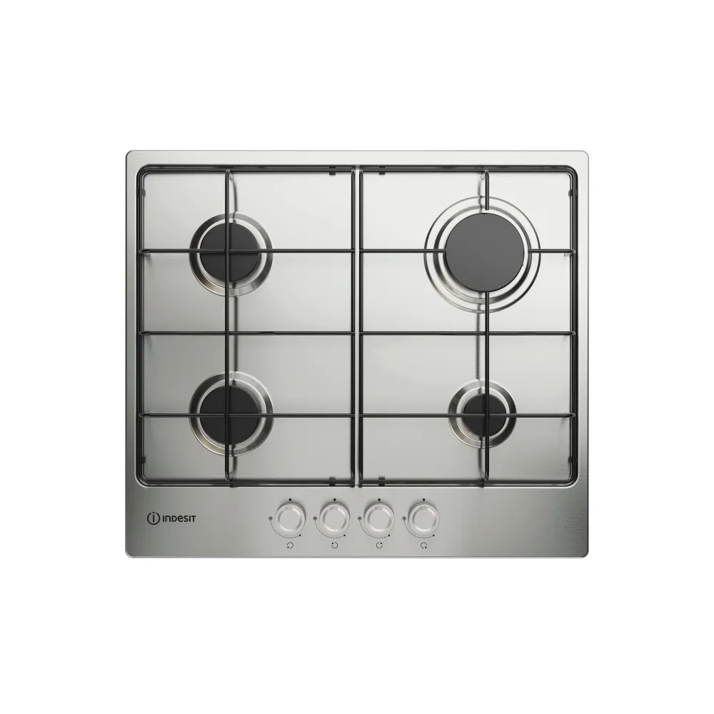 Luminária de Emergência Placa Gás Indesit THP 642 IX/I | 4 Queimadores, 59cm, ço Inox