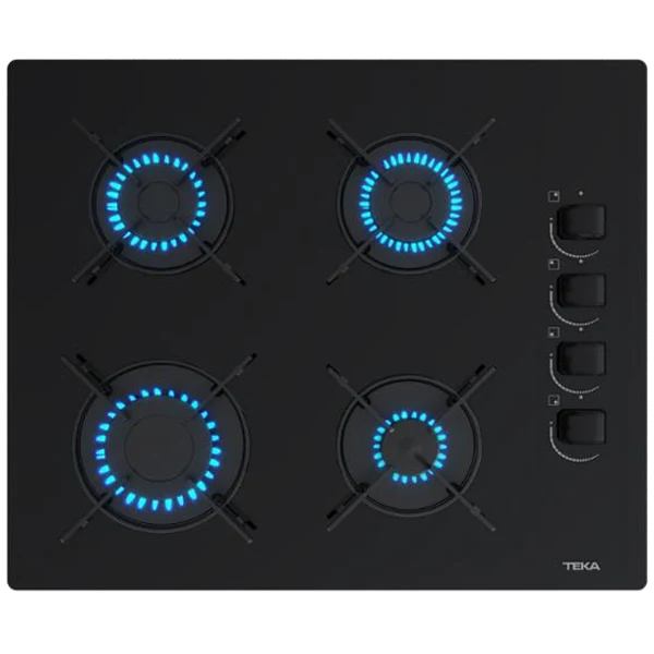 Luminária LED Industrial Placa Gás TEKA GBE 64002 XBA BK | 60 cm, 4 Queimadores