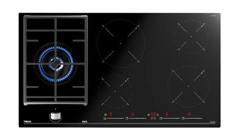 Luminária para Escritório Placa de Indução e Gás Teka JZC 95314 ABN | 90 cm | 5 Zonas | Preto